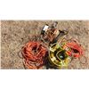 Image 1 : Extension Cords (6) & Trouble Light