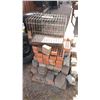 Image 1 : Lot Of Patio Bricks, Chimney Bricks, Metal Animal Case