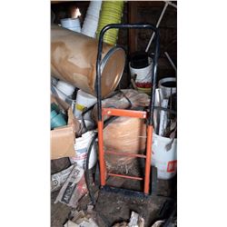 Door #2 Gas Cans, Pails, 2-Wheel Cart, Assorted Wood, Kid’s Toys, Roll Of Wire, Misc.