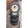 Image 1 : Lawn Mower Tires & Rims (5)