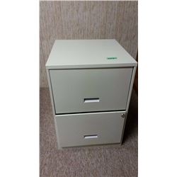 2-Drawer Metal Filing Cabinet With Keys