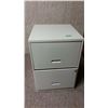 Image 1 : 2-Drawer Metal Filing Cabinet With Keys