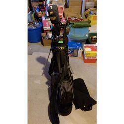 Set Of Golden Bear Golf Clubs With Carrying Case
