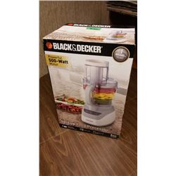 Black & Decker 500 Watt Food Processor (New In Box) (10 Cup)