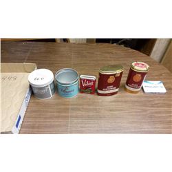 Lot Of Tobacco Tins