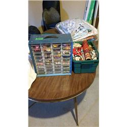 Organizer With Contents, Crafting Supplies & Materials