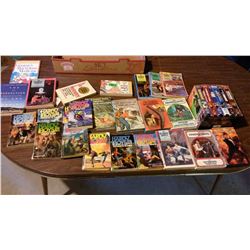 Lot Of Hardy Boys Books & James Bond 007 VHS Tapes