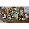 Image 1 : Assorted Beads, Craft Supplies, Figurines, Thimbles, Porcelain Items
