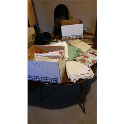 Material Table Cloth, Doilies, Picture Frames