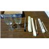 Image 2 : Ducks Unlimited Glasses (2), Money Banks (2), Thermometers, Butter-knives, Misc.
