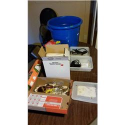 Tub Of Glue Guns, Hardware, Tent 6’x3’, Misc.