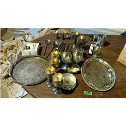 Lot Of Silverware & Napkin Rings