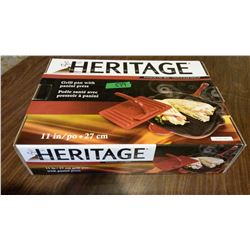 Heritage Enamelled Cast Iron Grill Pan With Panini Press