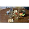 Image 1 : Lot Of Glassware, Ashtrays, Miniature Beer Stine