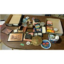 Copper Pictures, Tins, Misc. Items
