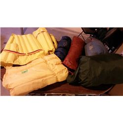 Sleeping Bags, Life Jackets
