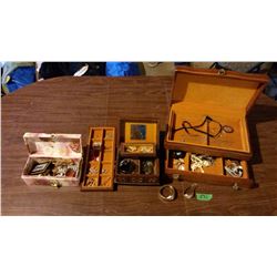 Jewellery Boxes Containing Custom Jewellery/Watches (3)