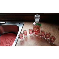 Liquor Decanter With Glasses (6)