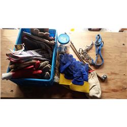 Dog Leash & Misc. Gloves, Hinges