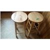 Image 3 : Bar Stools (2), Little Wooden Cabinet