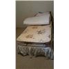Image 1 : Single Bed, 4-Drawer Dresser, Blankets, Organizer With Contents, Hanging Wall Mirror (36”x36”)