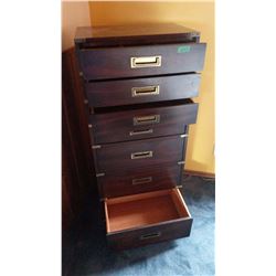 3-Piece Solid Mahogany Set With Alarm Clock & Lamp