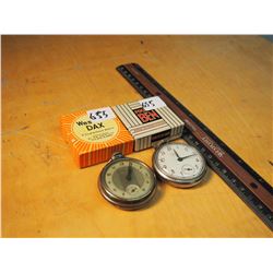 Pair Of Westclox Dax Pocket Watches (Shock Resistant)