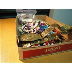 Lot Of Costume Jewelry (Belts, Necklaces, Etc.)