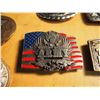 Image 3 : Lot Of Belt Buckles & Similar (US Army, RCMP, The Pioneer, Horse Doorknocker & Bottle Opener)