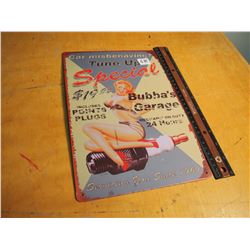 Reproduction Mechanic’s Garage Advertisement