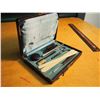 Image 1 : Leather Grooming Set In Original Box