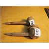 Image 3 : Pair Of Wooden Pipe Salt And Pepper Shakers