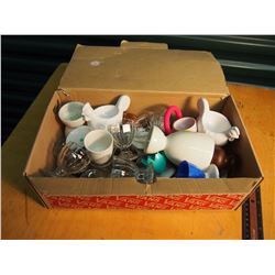 Lot Of Tea Cups And Assorted Small Glassware