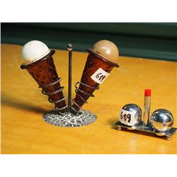 Ice-Cream Salt & Pepper Shakers & Small Salt & Pepper Bulb Shakers (Japan)