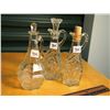 Image 1 : Set Of Clear Glass Pitchers (3)