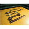 Image 1 : Lot Of Misc. Tools (Adjustable Hacksaw, Wheel Wrench [Cockshut], Little Axe)