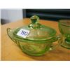Image 2 : Lot Of Green Depression Glass Pieces