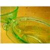 Image 3 : Lot Of Green Depression Glass Pieces