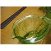 Image 4 : Lot Of Green Depression Glass Pieces