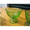 Image 6 : Lot Of Green Depression Glass Pieces