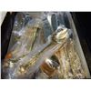 Image 3 : Gold Sealy 50-Piece Gold-Coated Flatware Set (Believed Complete, Mostly Sealed)