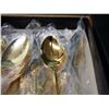 Image 5 : Gold Sealy 50-Piece Gold-Coated Flatware Set (Believed Complete, Mostly Sealed)