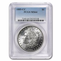 1885-CC Morgan Dollar MS-64 PCGS