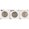 Image 1 : Set of (3) Walking Liberty Half Dollar Key Date Coins
