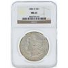 Image 1 : 1884-O $1 Morgan Silver Dollar Coin NGC MS63