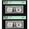 Image 1 : (2) Sequential 1935H $1 Silver Certificate Notes PCGS Choice New 63PPQ