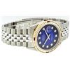 Image 9 : Rolex Stainless Steel 1.30ctw Ruby and Diamond Datejust Mens Wristwatch