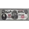 Image 1 : 1907 $5 Woodchopper Legal Tender Note