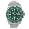 Image 2 : Rolex Submariner Green Dial Ceramic Bezel Mens Watch