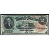 Image 1 : 1869 $2 Rainbow Legal Tender Note